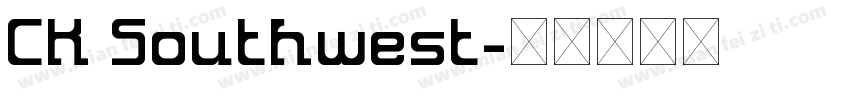 CK Southwest字体转换